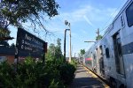 NJT Train # 6410 begins to depart New Providence Station